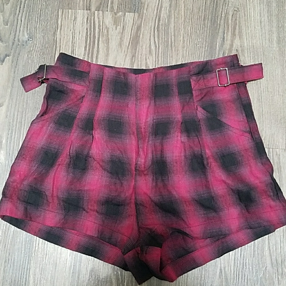 Plaid shorts